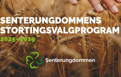 Senterungdommens Stortingsvalgprogram 2025-2029