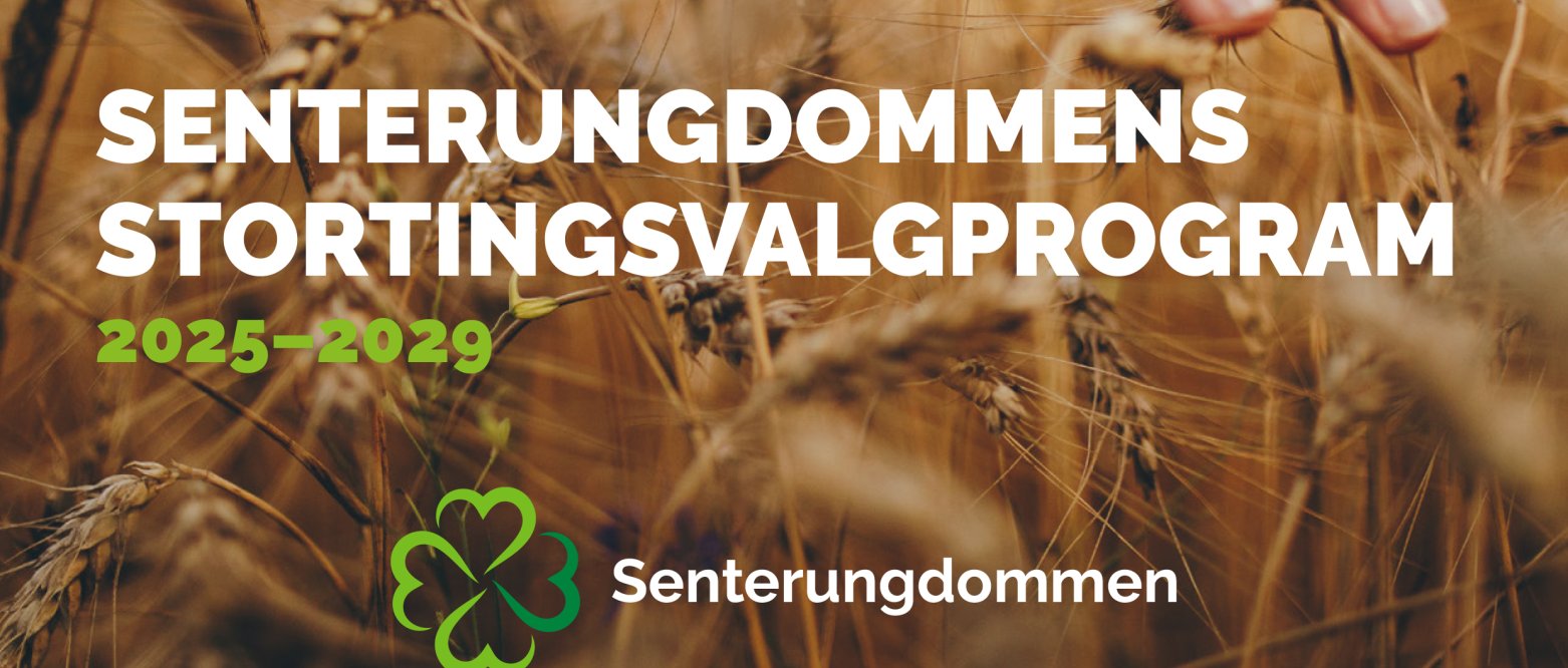 Senterungdommens Stortingsvalgprogram 2025-2029